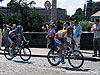 Sachsentour 2009, Etappenankunft 5. Etappe Dresden - Dresden 146 km und Tourabschluss am 26.07.2009, Spitzengruppe mit Maarten Tjallingii vorne und Martin Velits