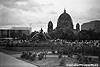 Berlin Neptunbrunnen, Dom, Palast der Republik 1985