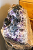 großer Amethyst im Shop der Mine