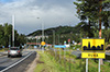 Ortseingang Ruka mit Blick zum Wintersportgebiet