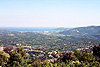 Blick Richtung Grasse - Cannes am Mittelmeer