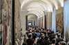 Besucherströme in den Vatikanische Museen