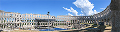 Panorama Arena von Pula