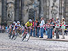 Sachsentour 2009, Etappenankunft 5. Etappe Dresden - Dresden 146 km und Tourabschluss am 26.07.2009, Verfolgergruppe mit Patrik Sinkewitz in Gelb